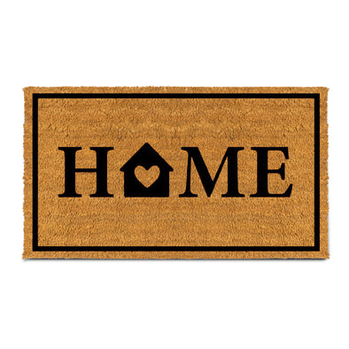 PLUS Haven Coco Coir Door Mat with Heavy Duty Backing, Home Doormat, 17.5”x30” Size, Easy to Clean Entry Mat, Beautiful Color and Sizing for Outdoor and Indoor uses, Home Décor