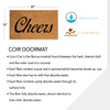Coco Coir Doormat - Cheers - 18" x 30"